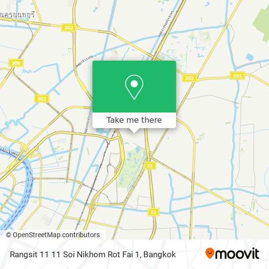 Rangsit 11 11 Soi Nikhom Rot Fai 1 map