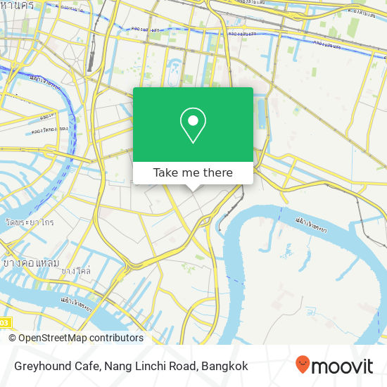 Greyhound Cafe, Nang Linchi Road map