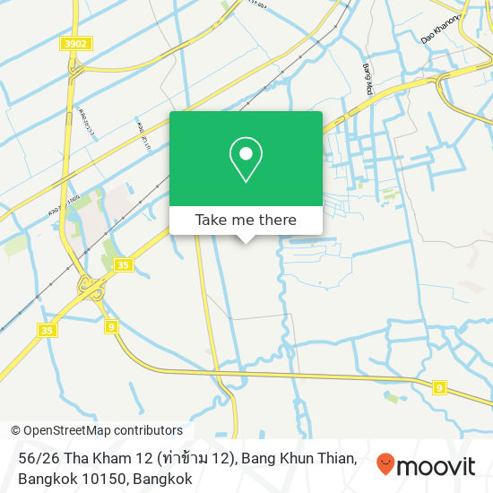 56 / 26 Tha Kham 12 (ท่าข้าม 12), Bang Khun Thian, Bangkok 10150 map
