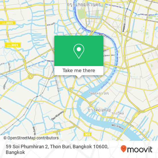 59 Soi Phumhiran 2, Thon Buri, Bangkok 10600 map