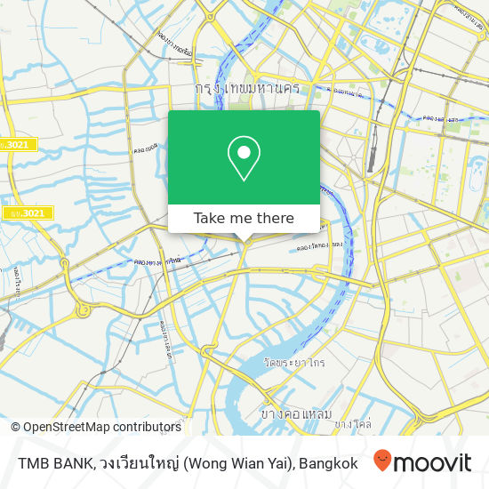 TMB BANK, วงเวียนใหญ่ (Wong Wian Yai) map