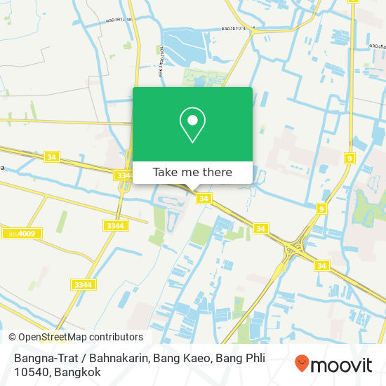 Bangna-Trat / Bahnakarin, Bang Kaeo, Bang Phli 10540 map