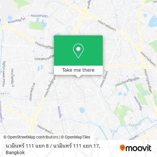 นวมินทร์ 111 แยก 8 / นวมินทร์ 111 แยก 17 map