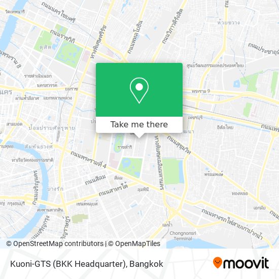 Kuoni-GTS (BKK Headquarter) map