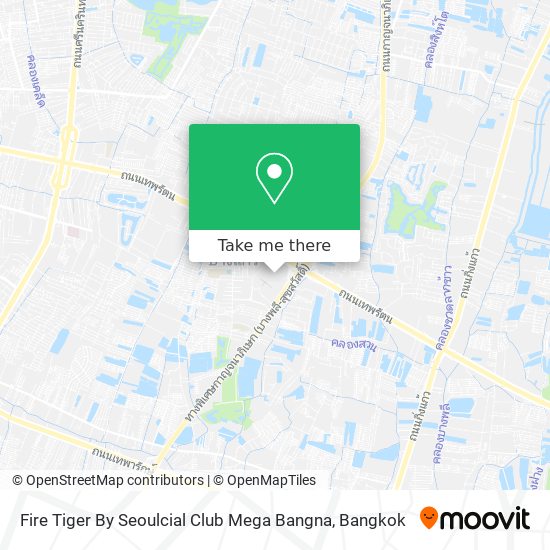 Fire Tiger By Seoulcial Club Mega Bangna map