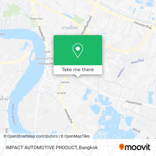 IMPACT AUTOMOTIVE PRODUCT map