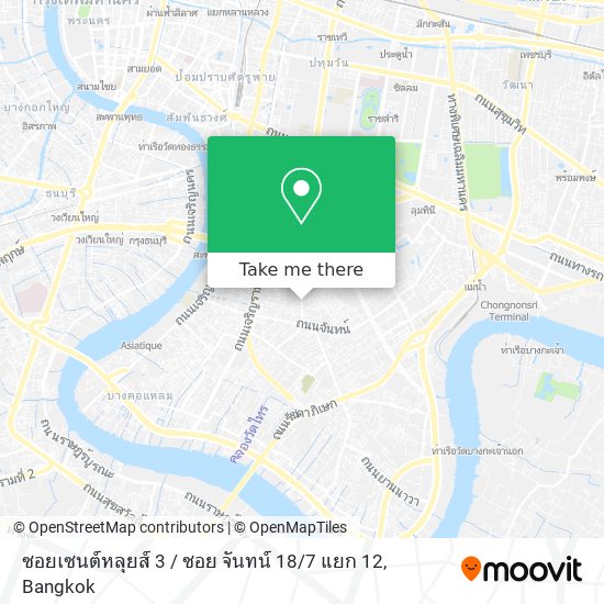 ซอยเซนต์หลุยส์ 3 / ซอย จันทน์ 18 / 7 แยก 12 map