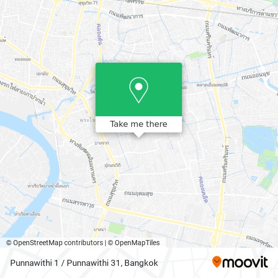 Punnawithi 1 / Punnawithi 31 map