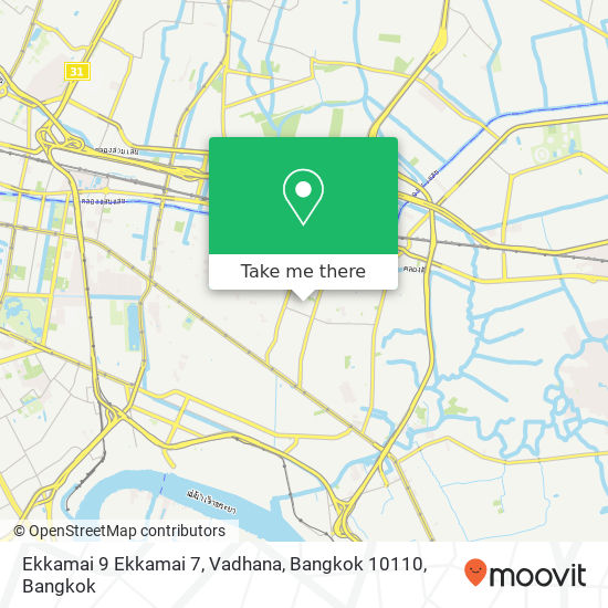 Ekkamai 9 Ekkamai 7, Vadhana, Bangkok 10110 map