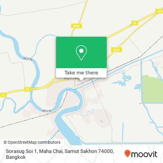 Sorasug Soi 1, Maha Chai, Samut Sakhon 74000 map