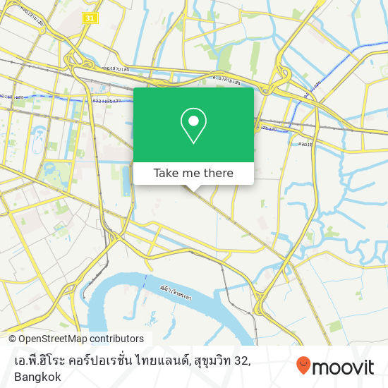 เอ.พี.ฮิโระ คอร์ปอเรชั่น ไทยแลนด์, สุขุมวิท 32 map