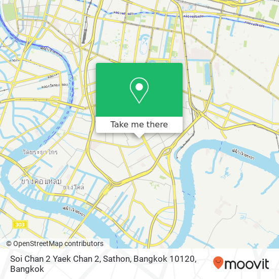 Soi Chan 2 Yaek Chan 2, Sathon, Bangkok 10120 map