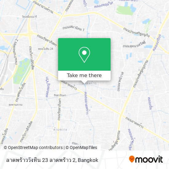ลาดพร้าววังหิน 23 ลาดพร้าว 2 map