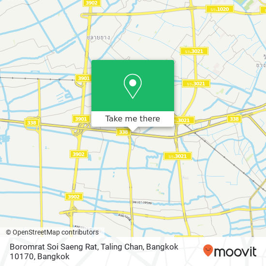 Boromrat Soi Saeng Rat, Taling Chan, Bangkok 10170 map