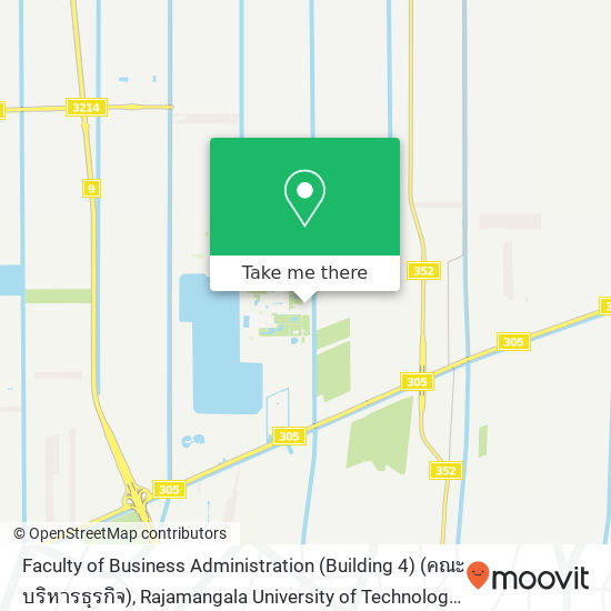 Faculty of Business Administration (Building 4) (คณะบริหารธุรกิจ), Rajamangala University of Technology Thanyaburi map