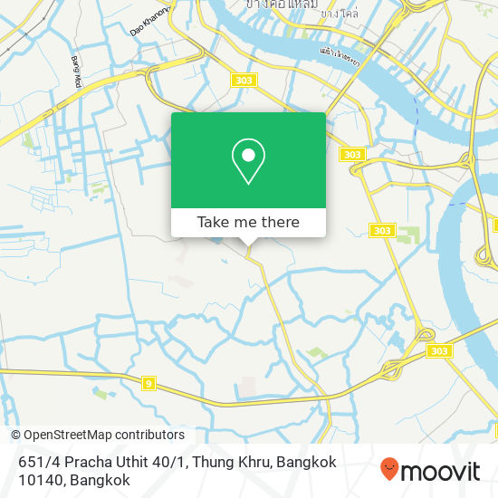 651 / 4 Pracha Uthit 40 / 1, Thung Khru, Bangkok 10140 map