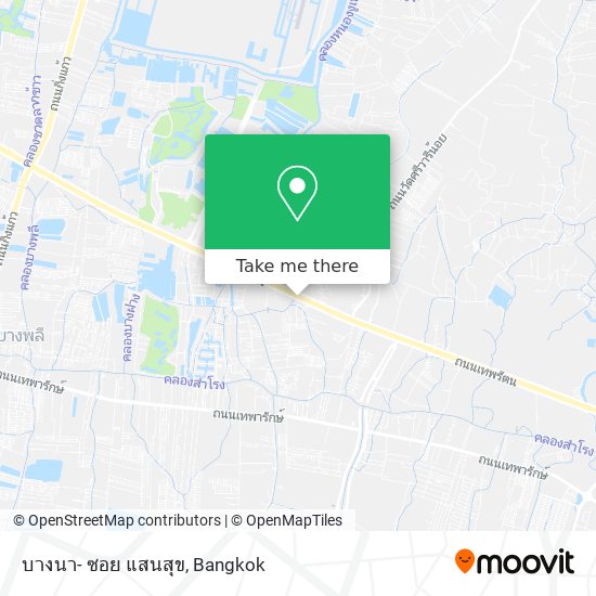 บางนา- ซอย แสนสุข map