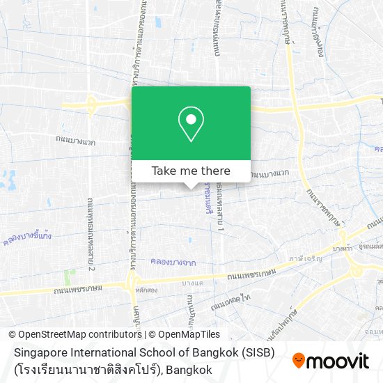 Singapore International School of Bangkok (SISB) (โรงเรียนนานาชาติสิงคโปร์) map