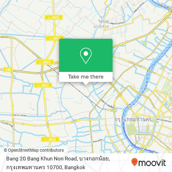 Bang 20 Bang Khun Non Road, บางกอกน้อย, กรุงเทพมหานคร 10700 map