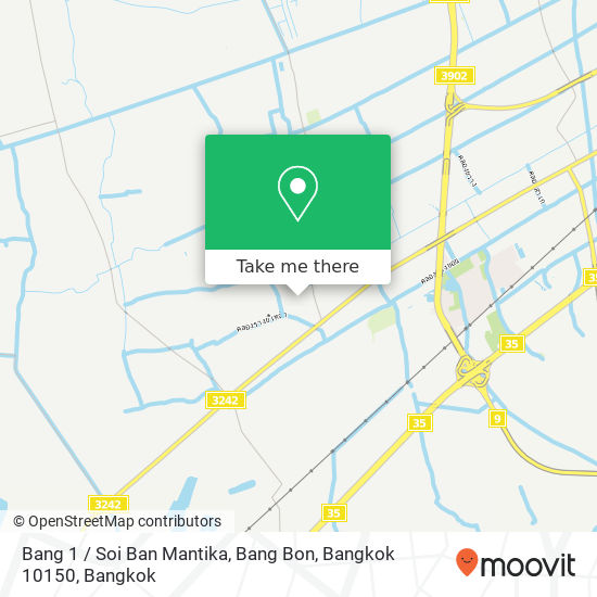 Bang 1 / Soi Ban Mantika, Bang Bon, Bangkok 10150 map