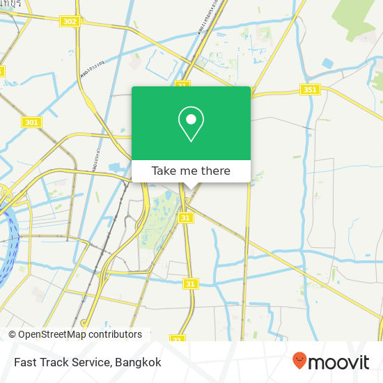 Fast Track Service map