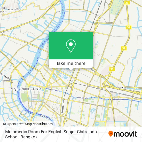 Multimedia Room For English Subjet Chitralada School map