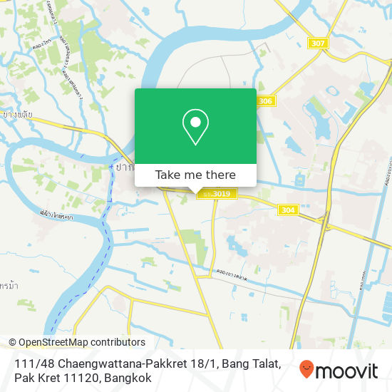 111 / 48 Chaengwattana-Pakkret 18 / 1, Bang Talat, Pak Kret 11120 map