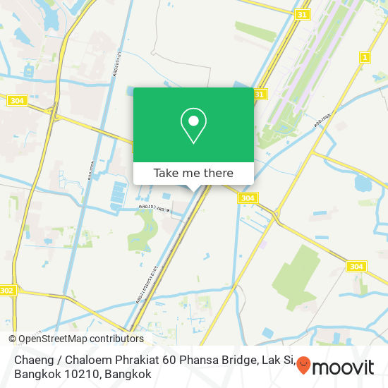 Chaeng / Chaloem Phrakiat 60 Phansa Bridge, Lak Si, Bangkok 10210 map