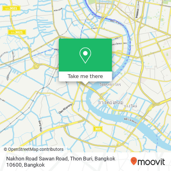 Nakhon Road Sawan Road, Thon Buri, Bangkok 10600 map