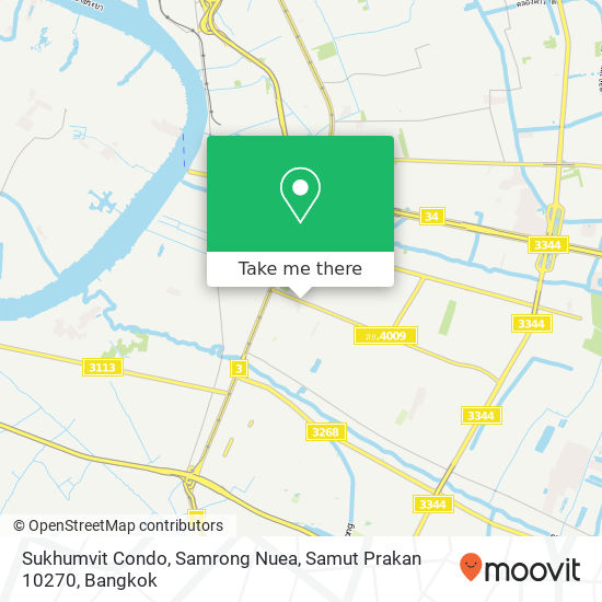 Sukhumvit Condo, Samrong Nuea, Samut Prakan 10270 map