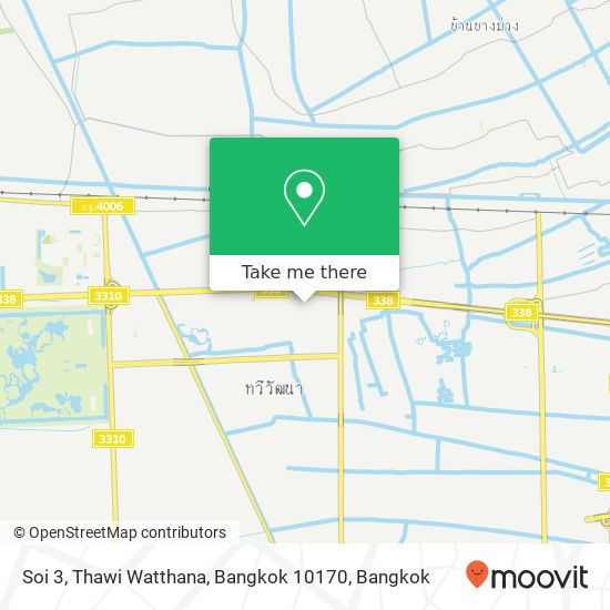 Soi 3, Thawi Watthana, Bangkok 10170 map