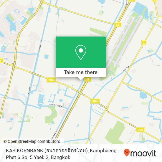 KASIKORNBANK (ธนาคารกสิกรไทย), Kamphaeng Phet 6 Soi 5 Yaek 2 map