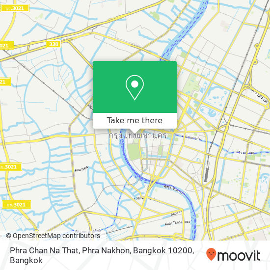 Phra Chan Na That, Phra Nakhon, Bangkok 10200 map