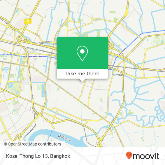Koze, Thong Lo 13 map
