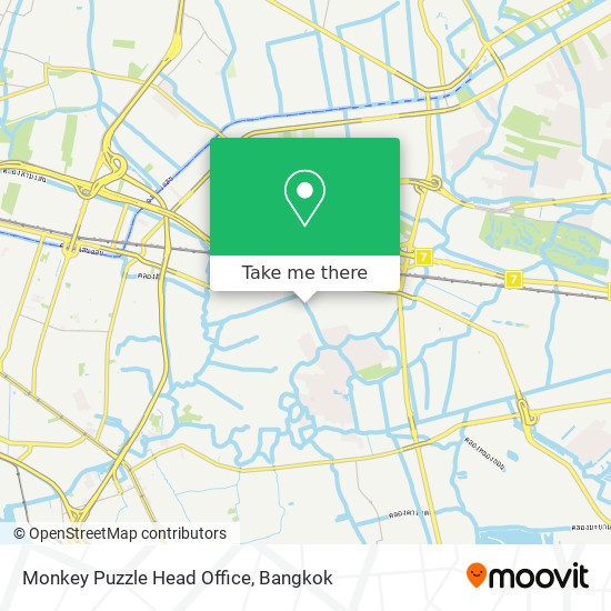 Monkey Puzzle Head Office map