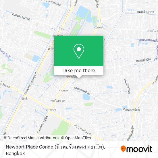 Newport Place Condo (นิวพอร์ตเพลส คอนโด) map