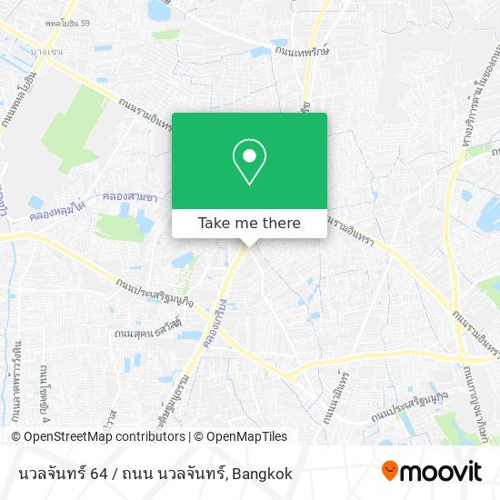 นวลจันทร์ 64 / ถนน นวลจันทร์ map