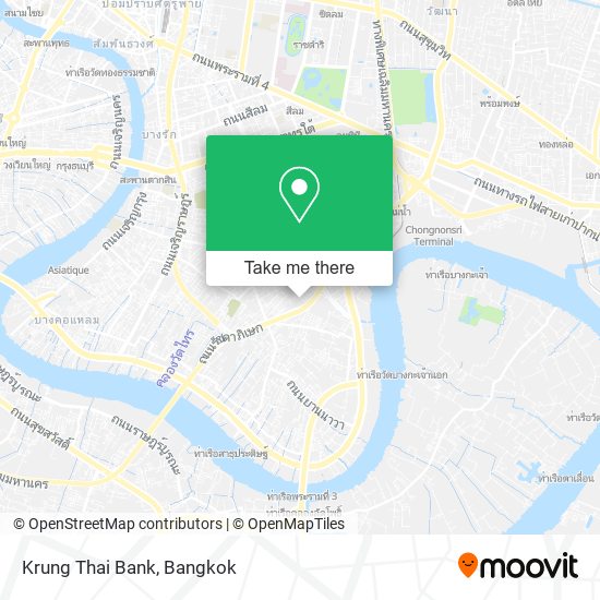 Krung Thai Bank map