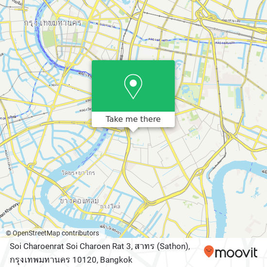 Soi Charoenrat Soi Charoen Rat 3, สาทร (Sathon), กรุงเทพมหานคร 10120 map