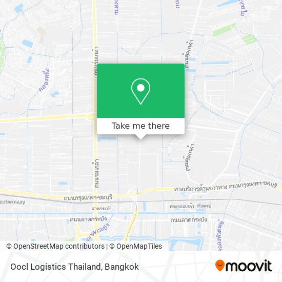 Oocl Logistics Thailand map