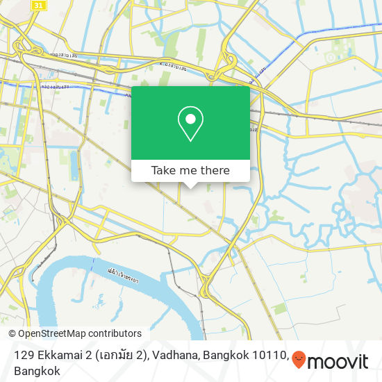 129 Ekkamai 2 (เอกมัย 2), Vadhana, Bangkok 10110 map