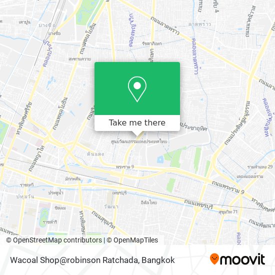 Wacoal Shop@robinson Ratchada map
