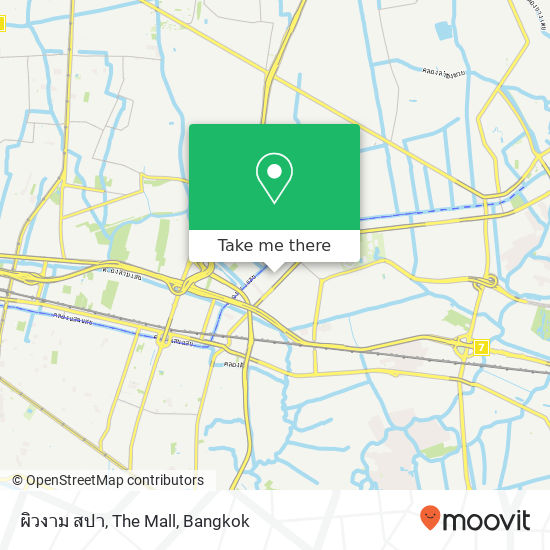 ผิวงาม สปา, The Mall map