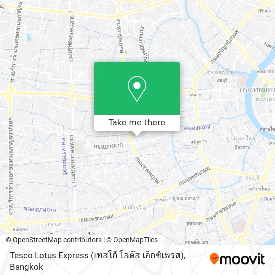 Tesco Lotus Express (เทสโก้ โลตัส เอ็กซ์เพรส) map