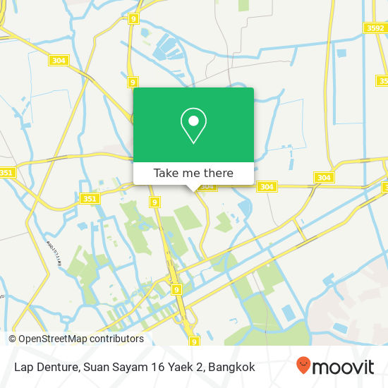 Lap Denture, Suan Sayam 16 Yaek 2 map