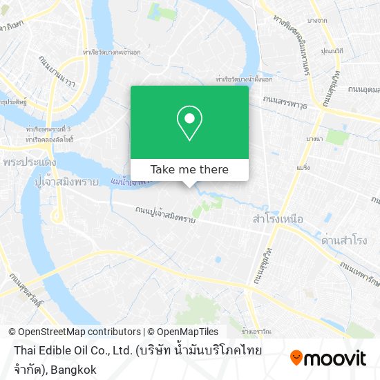 Thai Edible Oil Co., Ltd. (บริษัท น้ำมันบริโภคไทย จำกัด) map