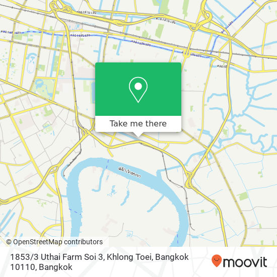 1853 / 3 Uthai Farm Soi 3, Khlong Toei, Bangkok 10110 map
