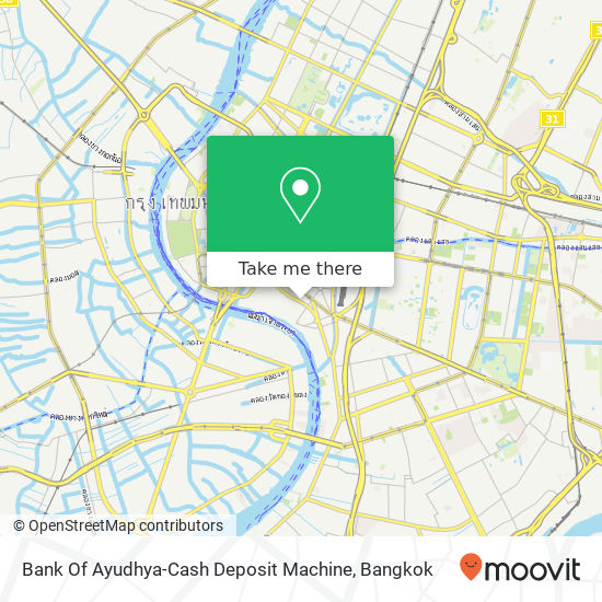 Bank Of Ayudhya-Cash Deposit Machine map