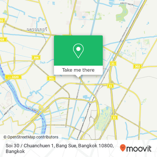 Soi 30 / Chuanchuen 1, Bang Sue, Bangkok 10800 map