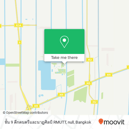 ชั้น 9 ตึกดนตรีและนาฏศิลป์ RMUTT, null map